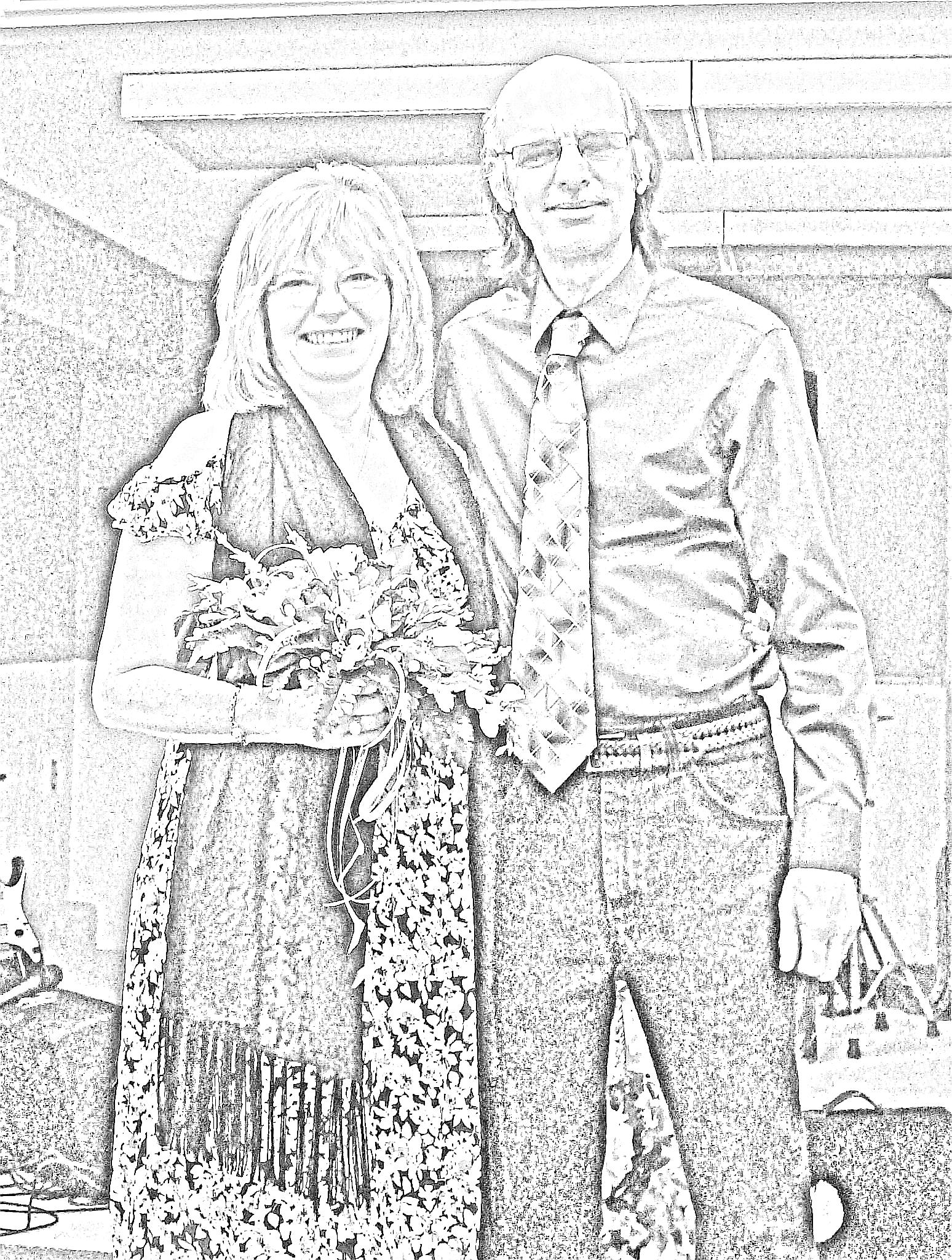 Pencil sketch graphic