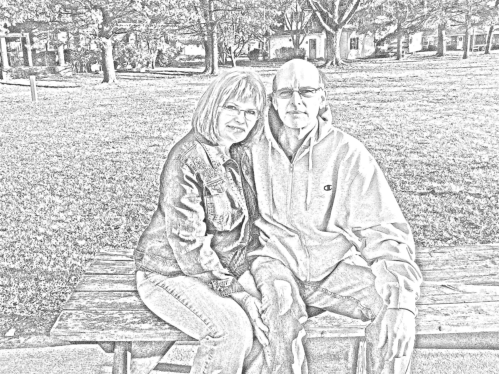 Third pencil sketch graphic